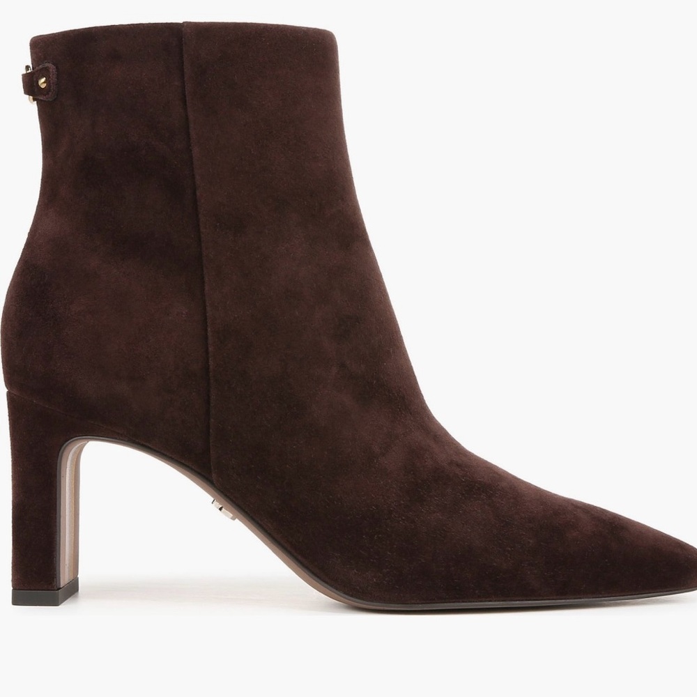 Sam Edelman Brown Suede Ankle Boots (New, only worn once)